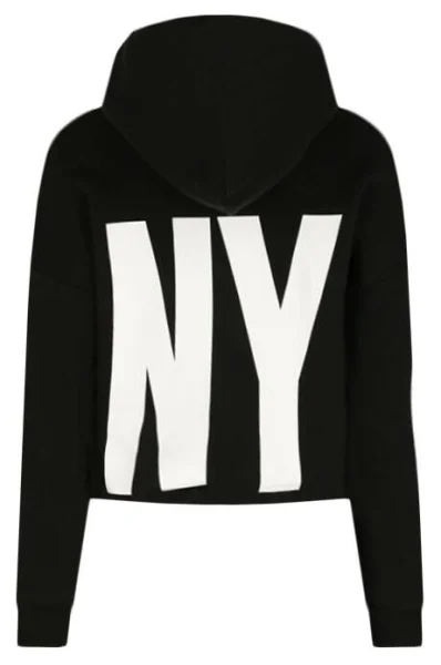Суитчър/блуза | Cropped Fit DKNY Kids черен